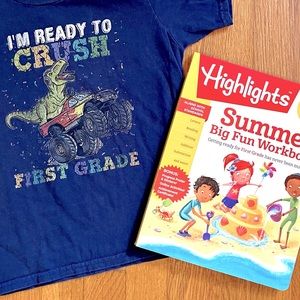 1st Grade Tee & NEW Highlights Workbook BTS